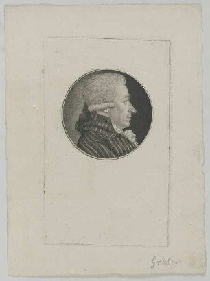 Bildnis des Friedrich Daniel Graeter