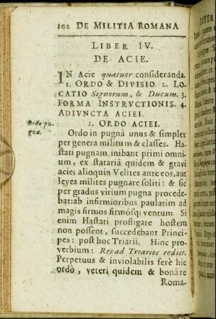 Liber IV. De Acie.