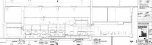 Stuttgart Hbf: Neuplanung eines Restaurants/ DSG - Detailschnitt D' - D' Empfangsgeb. Restaurant