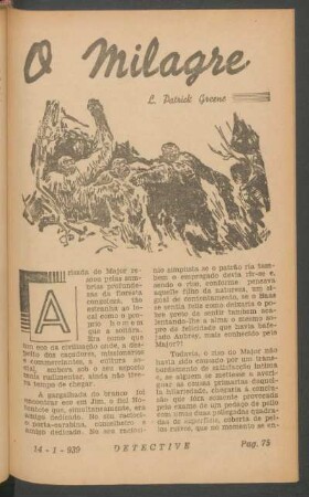 O milagre : [Grande novella]