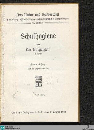 Schulhygiene