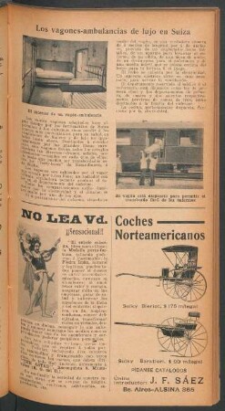 Los vagones-ambulancias de lujo en Suiza