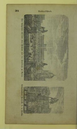 Der Lustgarten mit dem alten Museum und der Domkirche zu Berlin