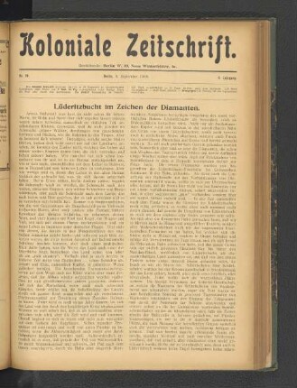 Lüderitzbucht im Zeichen der Diamanten.