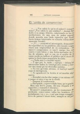 El "anillo de compromiso"