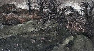 Landschaft mit Bäumen
