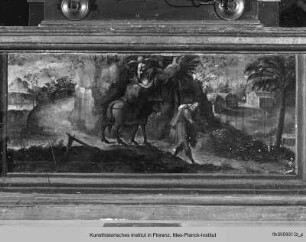 Predella mit Szenen aus der Flucht nach Ägypten