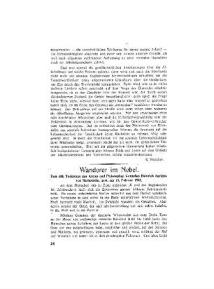 Wanderer im Nebel : Zum 400. Todestage des Artzes und Philosophen Cornelius Heinrich Agrippa von Nettesheim, gest. am 18. Februar 1535