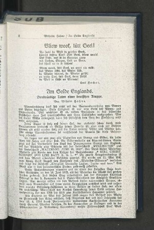 Im Solde Englands