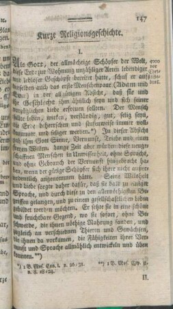 Kurze Religionsgeschichte.