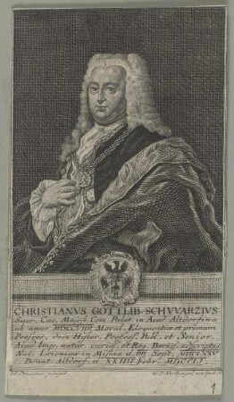 Bildnis des Christianvs Gottlib Schwarzivs