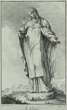 S. Clara (nach einer Statue der Hofkirche)