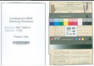 Entnazifizierung Otto Preuss , geb. 28.12.1895 (Polizist)