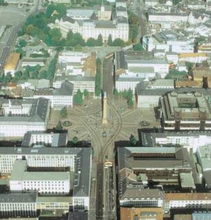 Darmstadt, Gesamtanlage Luisenplatz, Luisenstraße, Rheinstraße, Wilhelmstraße