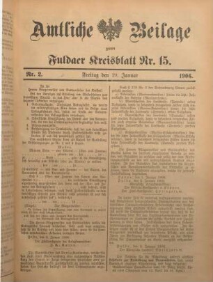 2: Beilage vom Freitag, 19. Januar 1906