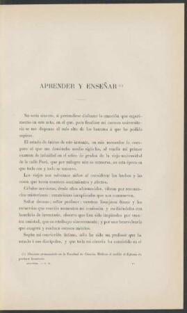 Aprender y enseñar