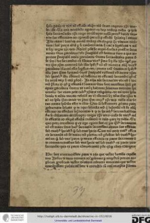 Hec sunt reverendissime pater et domine que vester humilis capellanus Johannes de Turre Cremata ad propleuma per magistrum Petrum Anglicum propositum vestre donationi celeriter annotavi...