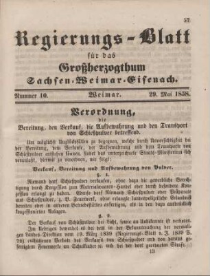 Nr. 10 : 29. Mai 1858