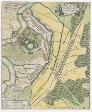 Plan der R. Veestung Philippsburg