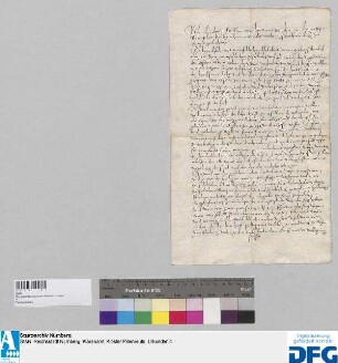Abschrift der Stiftungsurkunde des Klosters Pillenreuth.