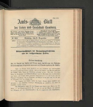 No. 311, 9. Dezember 1917
