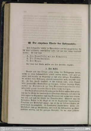 II. Die einzelnen Theile der Lokomobile