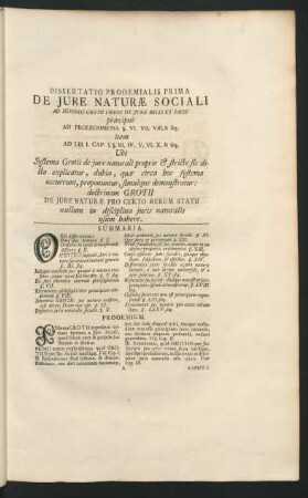 De Iure Naturae Sociali ...