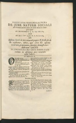 De Iure Naturae Sociali ...