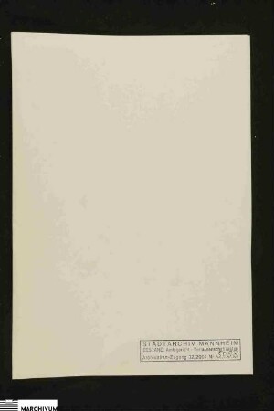 Vermögen des Philipp Grün und seiner verstorbenen Ehefrau Margaretha, geb. Rittmüller