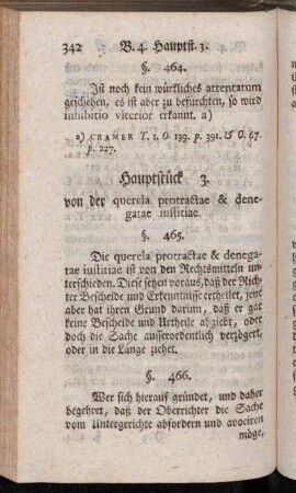 Hauptstück 3. von der querela protractae & denegatae iustitiae.
