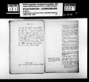 Notizen und Manuskriptteile zur OAB