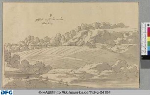 Dörfer in Landschaft. Maschinen-Teil