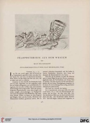 Feldpostbriefe aus dem Westen