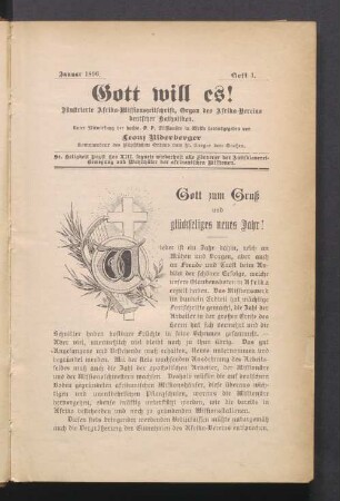 Heft 1. Januar 1896