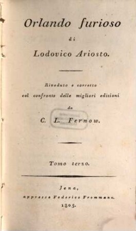 Raccolta di autori classici italiani : Poeti, 8