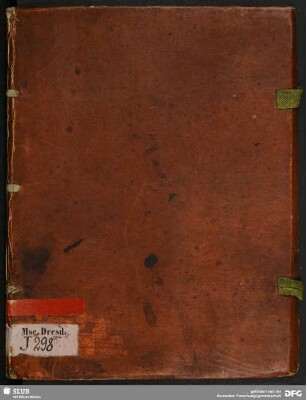 Grundlagen der Dialektik, Rhetorik und Naturkunde für Christian II. von Sachsen - Mscr.Dresd.J.298
