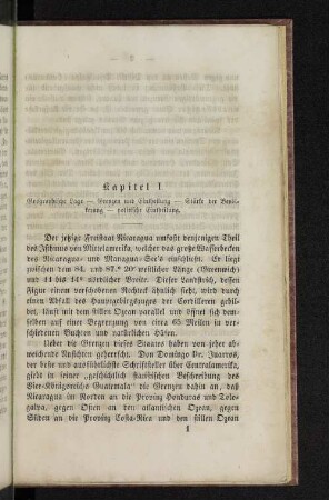 Kapitel I. Geographische Lage - Grenzen und Eintheilung - Stärke der Bevölkerung - politische Eintheilung.