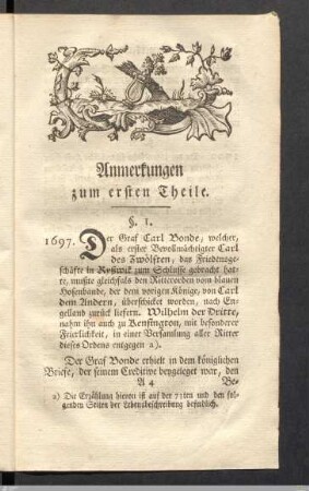 Anmerkungen zum ersten Theile.