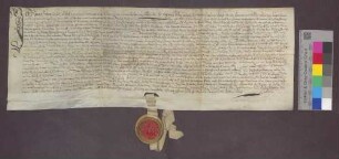 Letzter Wille des Hans Haug von Karsau und seiner Ehefrau Adelheid Wolfeck.