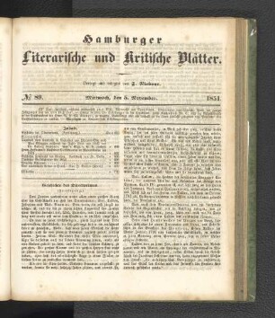 No. 89. 5. November 1851
