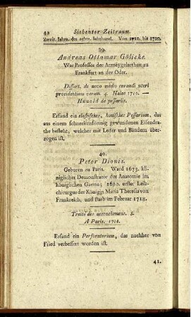 Siebenter Zeitraum. Zweit. Jahrz. des achz. Jahrhund. Von 1710 bis 1720.
