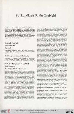 80: Landkreis Rhön-Grabfeld