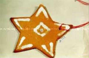 Christbaumschmuck - Lebkuchen-Stern