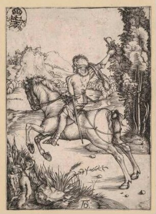 Galoppierender Reiter (Der kleine Kurier)