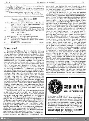 Steuertermine für März 1928