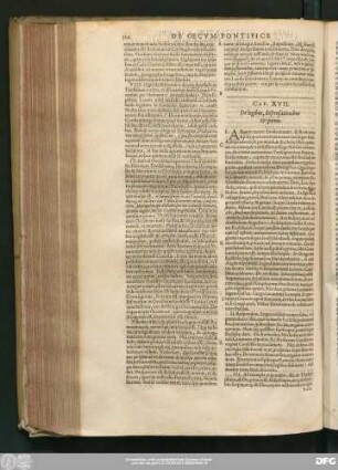 Cap. XVII. De legibus, dispensationibus & poenis.