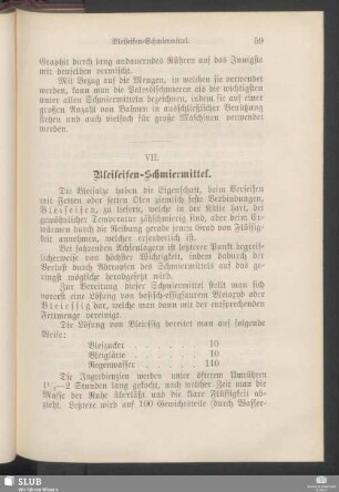 VII. Bleiseifen-Schmiermittel