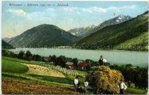 Heuernte am Weissensee in Kärnten