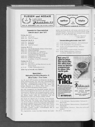 Speeddeel - Heimatverein Klein Borstel e.V. Mine Tante - Tine Tante