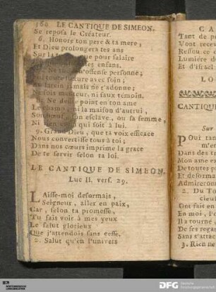 Le Cantique De Simeon.